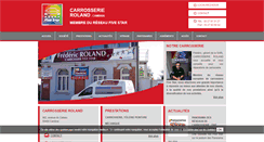 Desktop Screenshot of carrosserieroland.com
