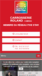 Mobile Screenshot of carrosserieroland.com